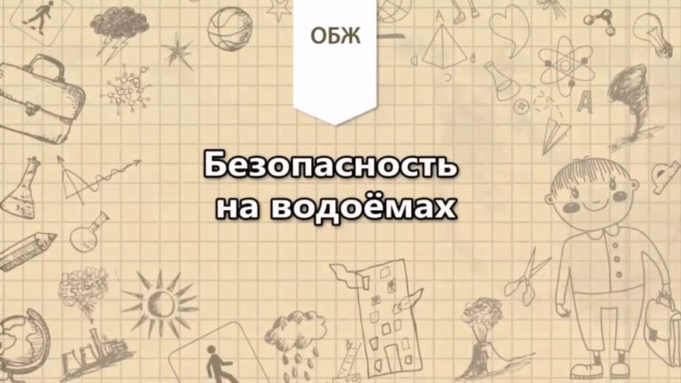 Видеоурок Безопасность на воде в летний период
