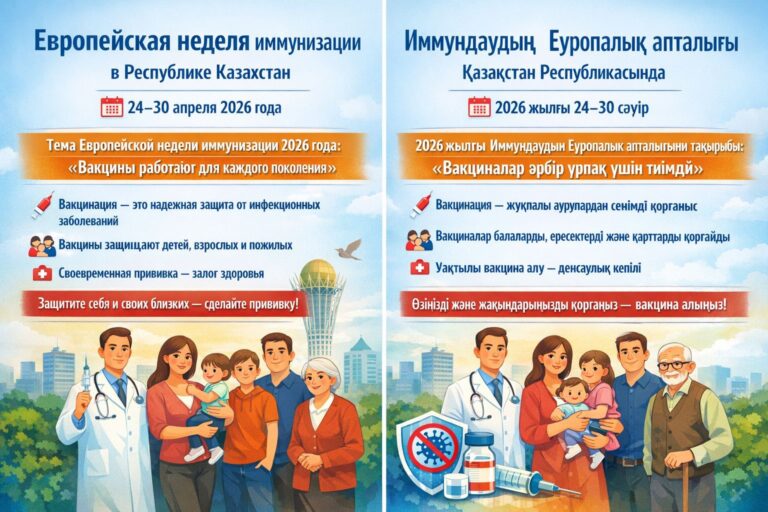 Европейская неделя иммунизации в РК